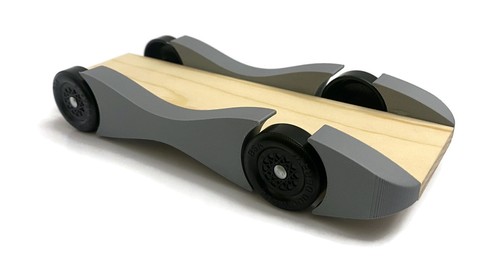 Pinewood car derby printed - pinewood, 3d